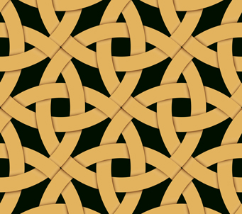 Black and Gold Pattern
