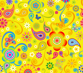 Floral Pattern Yellow