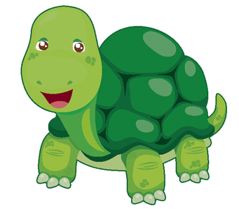 Kids Big Green Turtle
