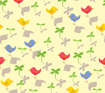 Kids Bird Pattern